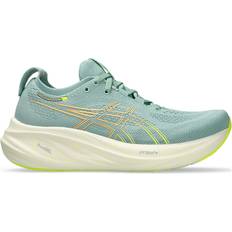 42 - Asics Gel-Nimbus - Dame Løbesko Asics Gel-Nimbus 26 W - Light Celadon/Safety Yellow