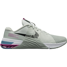 40 - Nike Metcon Sko Metcon 8 Training Shoes - Light Silver/Black/Mica Green