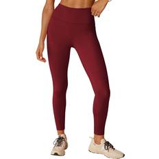 Abertura Medias Beyond Yoga Leggings Midi Powerbeyond Strive - Burgundy