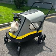 Bingopaw Large Dog Stroller Smart-Fold Button Pet Pushchair Cabin
