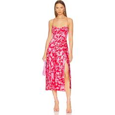 ASTR The Label Gala Dress in Fuschia. L