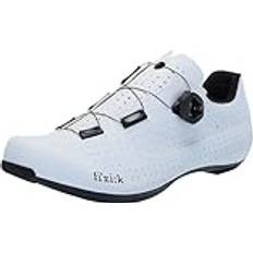 Carbon Fiber Cycling Shoes Fizik Tempo Overcurve R4 iriserande cykelsko blandad, Vit och svart