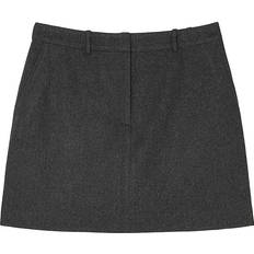 Marc O'Polo Nederdele Marc O'Polo Polo Short Length Zip Fly Piped Korte Nederdele - Deep Grey