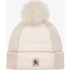 Parajumpers Børnetøj Parajumpers Girls Ivory Merino Wool Beanie Hat