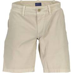 Gant Beige Shorts Gant Organiske Bermuda Shorts Beige