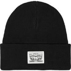 Levi's Tilbehør Levi's Backpatch Beanie mit Label-Patch - Black