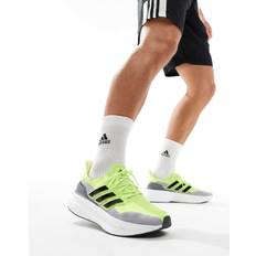 adidas Running Ultraboost trainers in green and white-Yellow