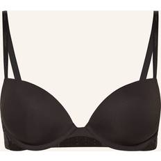 Calvin Klein Push Up Plunge Bra - Black