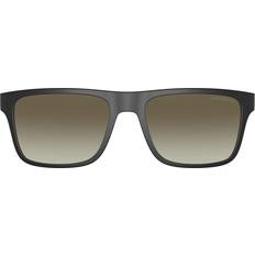 Emporio Armani Men Sunglasses Emporio Armani Men's EA4115C Clip-on Sunglasses - Matte Black/Gradient Green