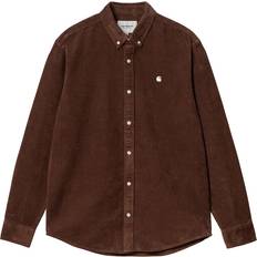 Carhartt WIP Madison Cord Offroad/Wax Hemd Braun 100% Baumwolle,Kord