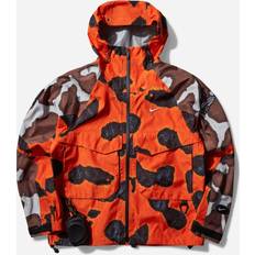 Nike Orange Outerwear Nike Men NOCTA Opal Camo Jacket Safety Orange Off White Brown