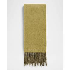 Burberry Green Scarfs Burberry Womens Acre Reversible Logo-jacquard Alpaca-blend Scarf