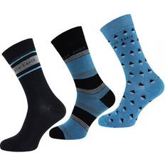 Ted Baker Ondergoed Ted Baker maxggg 3-pack mens blue/black socks