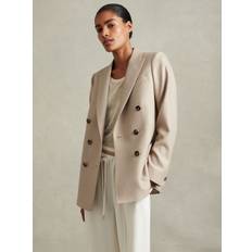 Clothing Reiss Harriet Double Breasted Jacket, Neutral