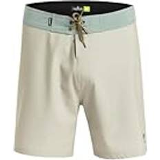 Beige Badbyxor Quiksilver Surfsilk Kaimana brädshorts för män