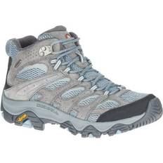 Chukka Boots Merrell Women's Moab Mid Waterproof Hiking Boots Granite