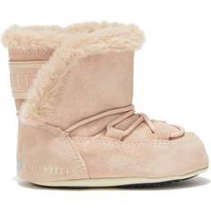 Moon Boot Kids Crib suede ankle boots kids Leather/Rubber/Polyester 17/18 Neutrals