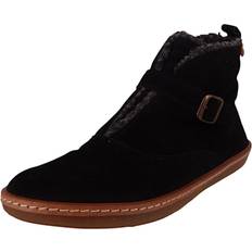 El Naturalista 40 Ankelboots El Naturalista Ankelstövlar I Läder Hud Karta Zip Casual - Svart