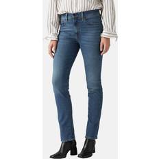 Levi's 724 High Rise Straight Jeans, blau