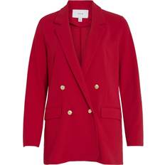 Rot Jacketts Vila Zweireihiger Blazer