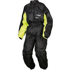 Modeka Black Rain Suit 1-Peace - Black/Yellow Unisex