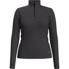 Smartwool Women's Classic Thermal Merino BL 1/4 Zip Boxed Merino base layer XS, black/grey