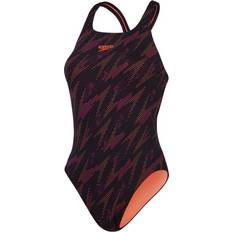 Speedo Women's Hyperboom Allover Medalist Badedragt sort