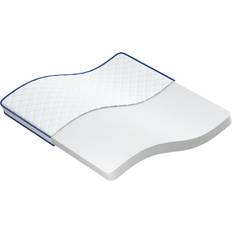 Blanc Matelas à Ressorts vidaXL Memory-Schaum-Matratze 200x200x17 cm Weiß Taschenfederkernmatratze