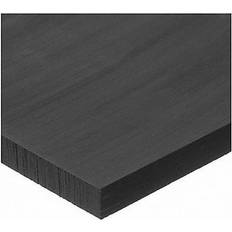 Plastic Sheets USA Sealing Delrin Acetal Bar 24"L x 4"W x 1" Thick, Black