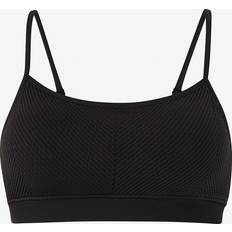 Calvin Klein Stretch BH:ar Calvin Klein Sport Seamless Medium Impact Bra - Black