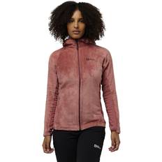 Clothing Jack Wolfskin Women's Rotwand Hooded Fullzip Fleece jacket XL, pink