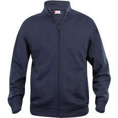 Man - Polyester Vesten Basic Cardigan - Dark Navy