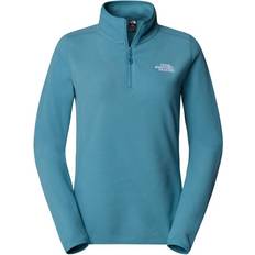 Polarisneule - Turkoosi Neuleet The North Face Glacier 1/4 Zip Jacket - Algae Blue