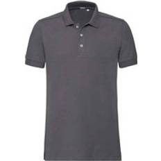 Clothing Pique Stretch Polo Shirt Grey