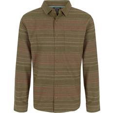 Sherpa Skjortor Sherpa Sangpo L/S Shirt Skjorta Färg olivgrön/brun