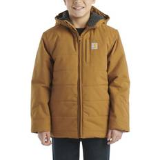 Carhartt Boy's Montana Insulated Hooded Jacket - Carhartt Brown