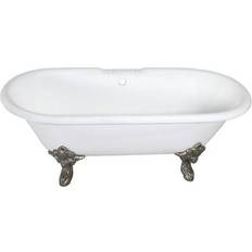 Claw Foot Bathtub Freestanding Bathtubs Claw Foot Bathtub Traditional 72 in. Cast Iron Double Ended Clawfoot Tub