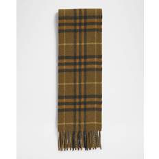 Burberry Narrow Check Cashmere Scarf Furrow