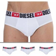 Jersey Men's Underwear Diesel 3-Pack Denim Division Cotton Briefs White