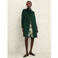 Green - Woman Coats Hobbs Marissa Wool Coat