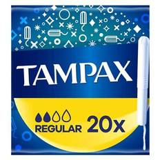 Applicator Tampons Tampax Regular Tampons Applicator Cardboard 20x