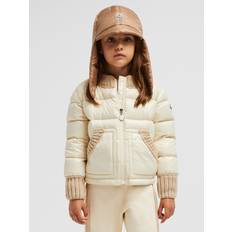 White Jackets Moncler Enfant Daunenjacke - Arcelot Beige/Ecru