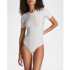 Blanco Bodys Commando Butter Short Sleeve Bodysuit in Ivory. L, S, XL, XS