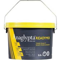 Wallpapers Anaglypta Ready mixed wallpaper paste adhesive easy to use 2.5kg tub