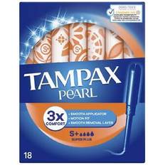 Fragrance Free Tampons Tampax Pearl Super Plus Tampons Applicator 18x