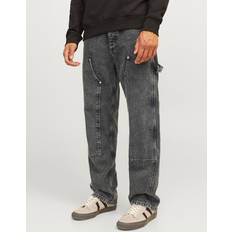 Jack & Jones Jjieddie Jjpainter Sq 734 Lös Passform Svart