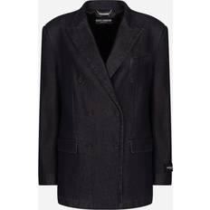 Soie Vestes Dolce & Gabbana Double-breasted Denim Taormina Jacket Multi-colored