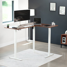 Writing Desks Electric Corner Stand Up 63" W x 23.6" D Writing Desk