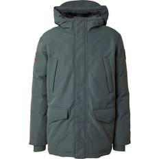 5000.0 mm Chaquetas Napapijri Cornier Long Jacket - Green Urban