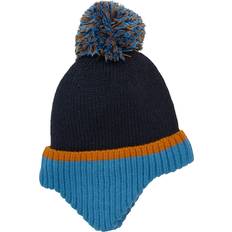 S Mössor Color Kids Colorkids Strickmütze mit Bommel blau